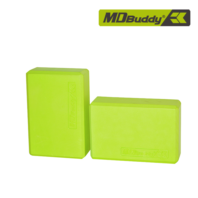 MDBuddy Yoga Brick EVA Foam Block Accessories for Yoga High Density Non-slip Yoga Block