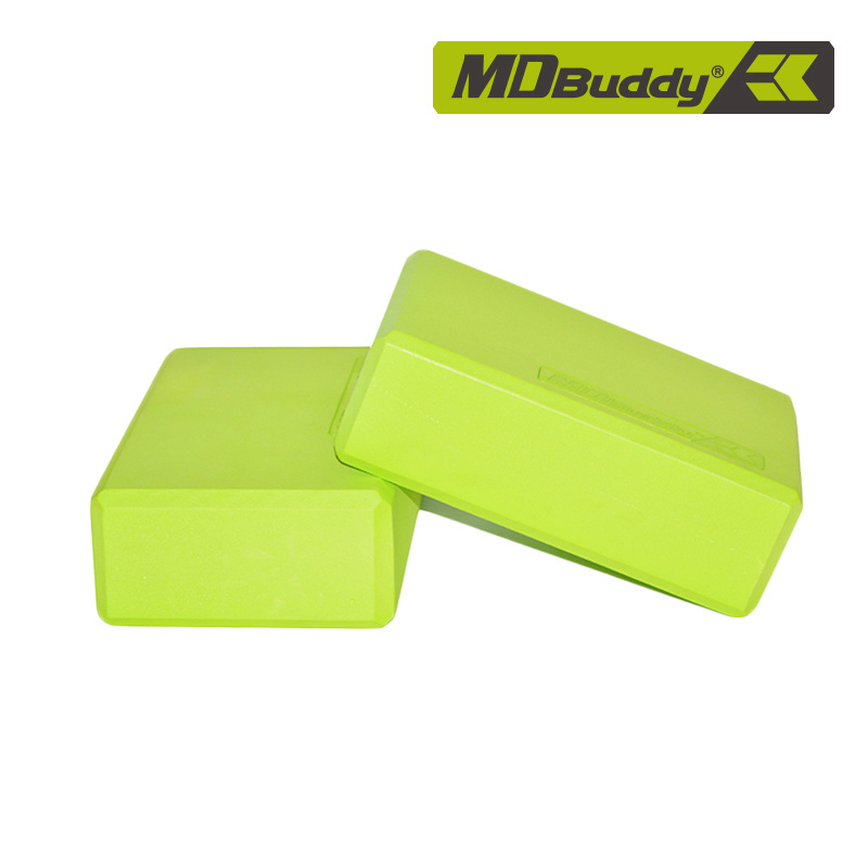 MDBuddy Yoga Brick EVA Foam Block Accessories for Yoga High Density Non-slip Yoga Block