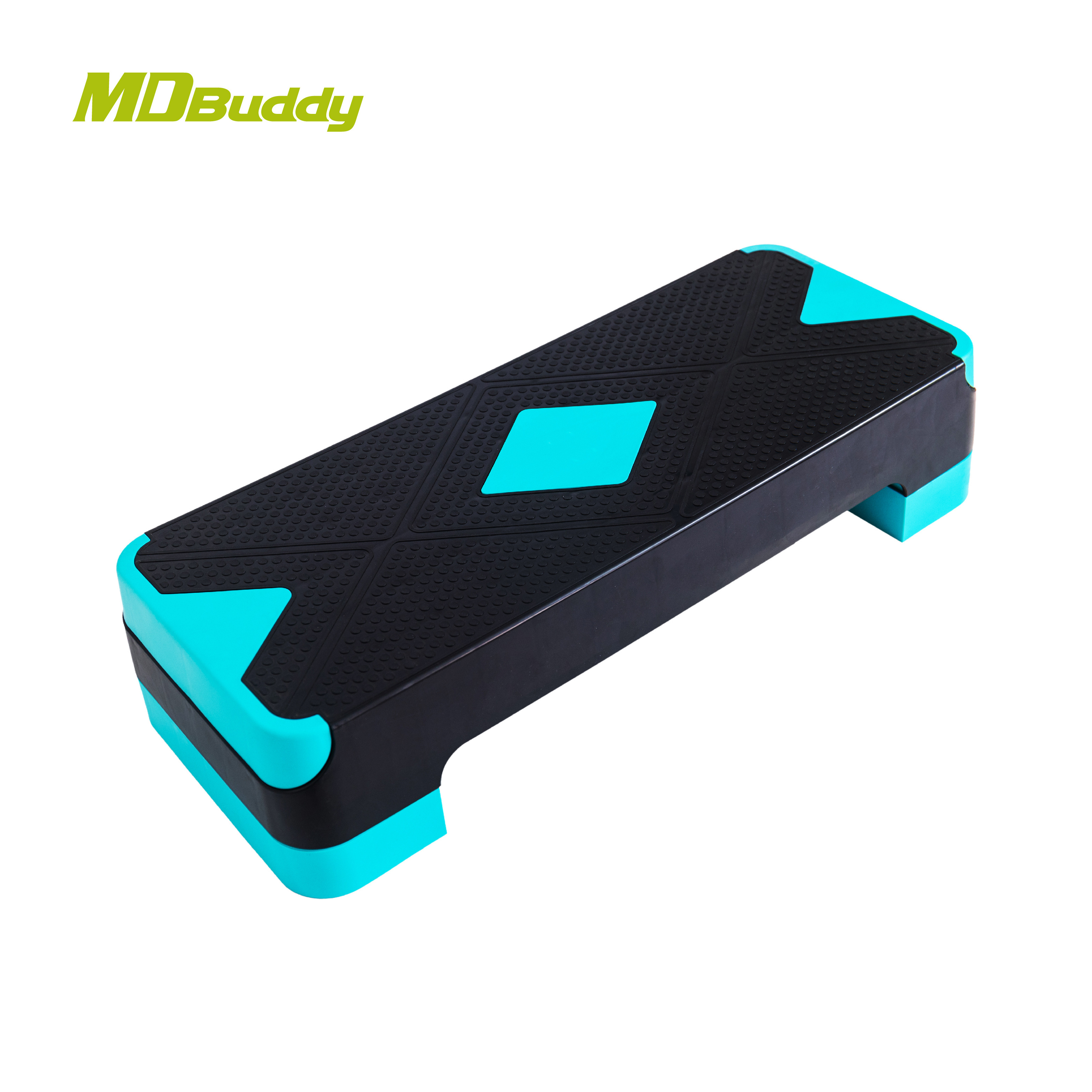 MD Buddy 2 Levels Adjustable Aerobic Exercise Yoga Step Board