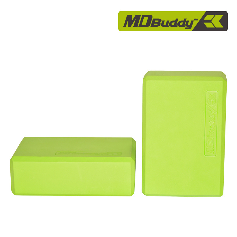 MDBuddy Yoga Brick EVA Foam Block Accessories for Yoga High Density Non-slip Yoga Block