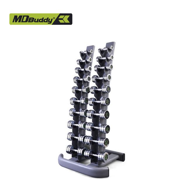 MD Buddy Weight Lifting Dumbbell Set Storage Racks