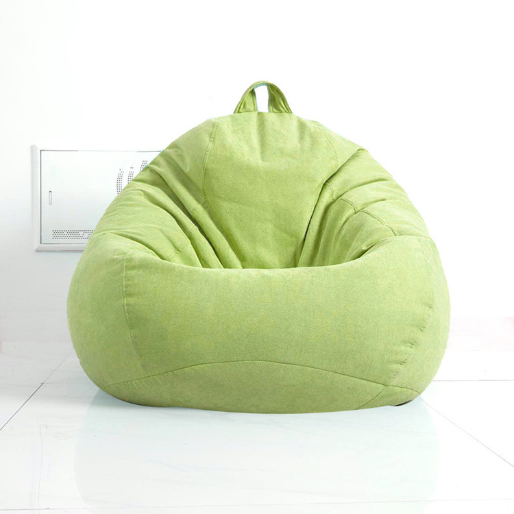 Colorful Custom Lazy Sofa High Back Support Round Foldable Single Tatami Round Big Lazy bean bag giant puff sillon Sofa Chair