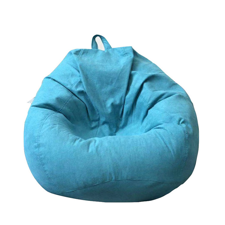 Colorful Custom Lazy Sofa High Back Support Round Foldable Single Tatami Round Big Lazy bean bag giant puff sillon Sofa Chair