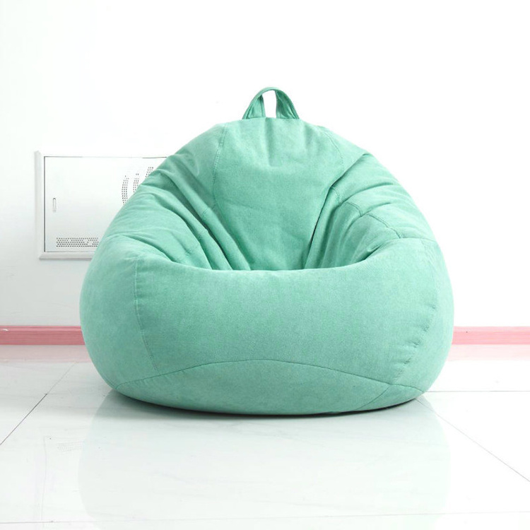 Colorful Custom Lazy Sofa High Back Support Round Foldable Single Tatami Round Big Lazy bean bag giant puff sillon Sofa Chair