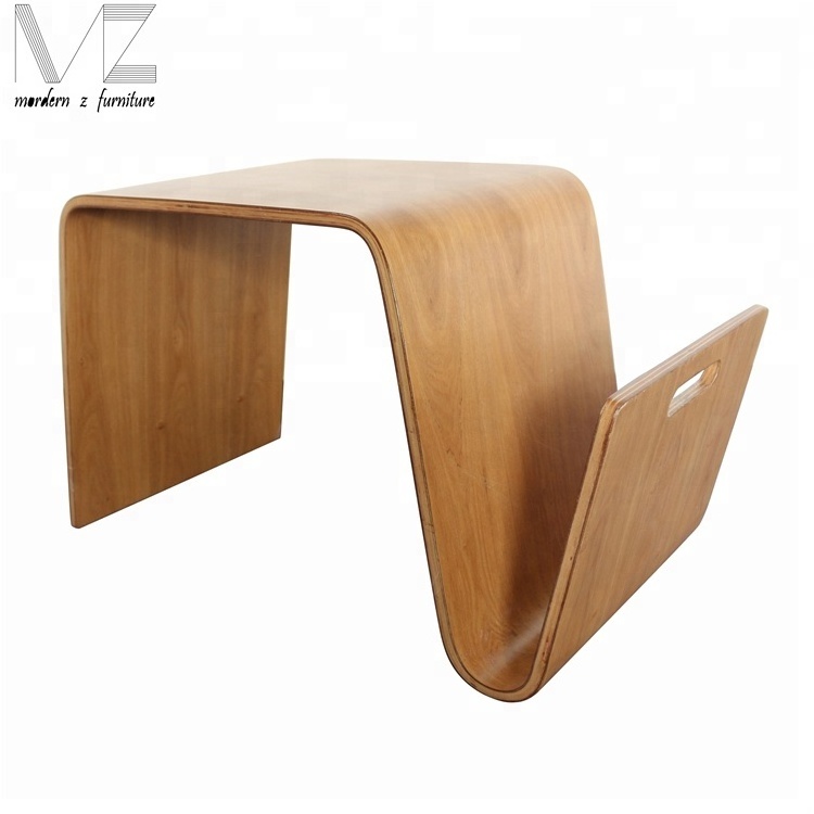 Hot Sale Wooden Bent Wood Side Coffee Table