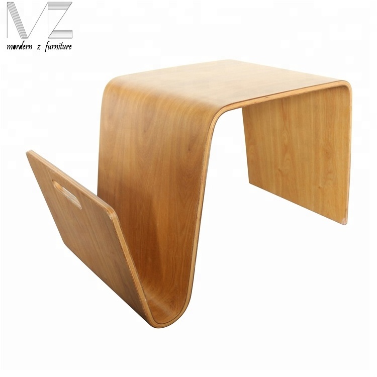 Hot Sale Wooden Bent Wood Side Coffee Table