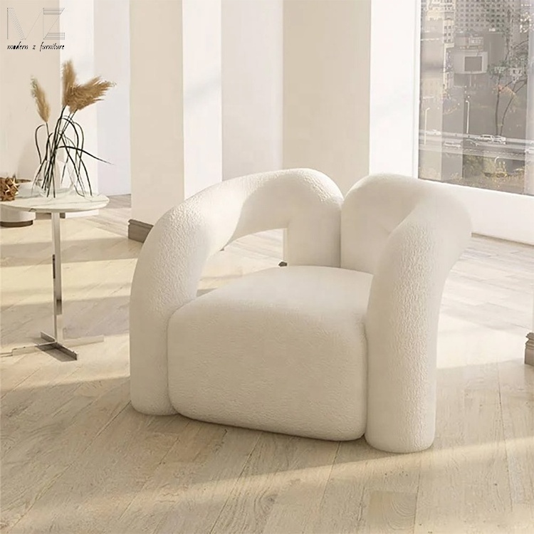 Modern Luxury Fauteuil De Salon Living Room Leisure Chaise Lounge Recliner Club Nordic Leisure Boucle Chairs