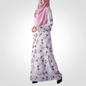 SIPO Eid Baju Raya Wholesale Malaysia Muslim Baju Kurung Pahang Muslimah Beautiful Floral Prints Wanita Dress Modern Kurung