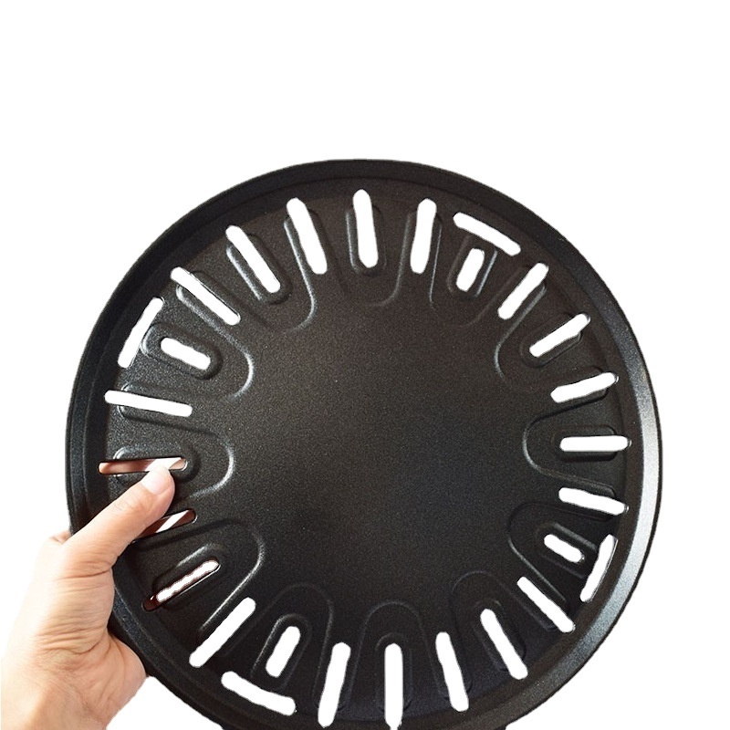 Roasting Round Pans Nonstick Grill Top Griddle Pan Bbq Vegetable seafood Fry Grill Cast Iron Griddle Pan