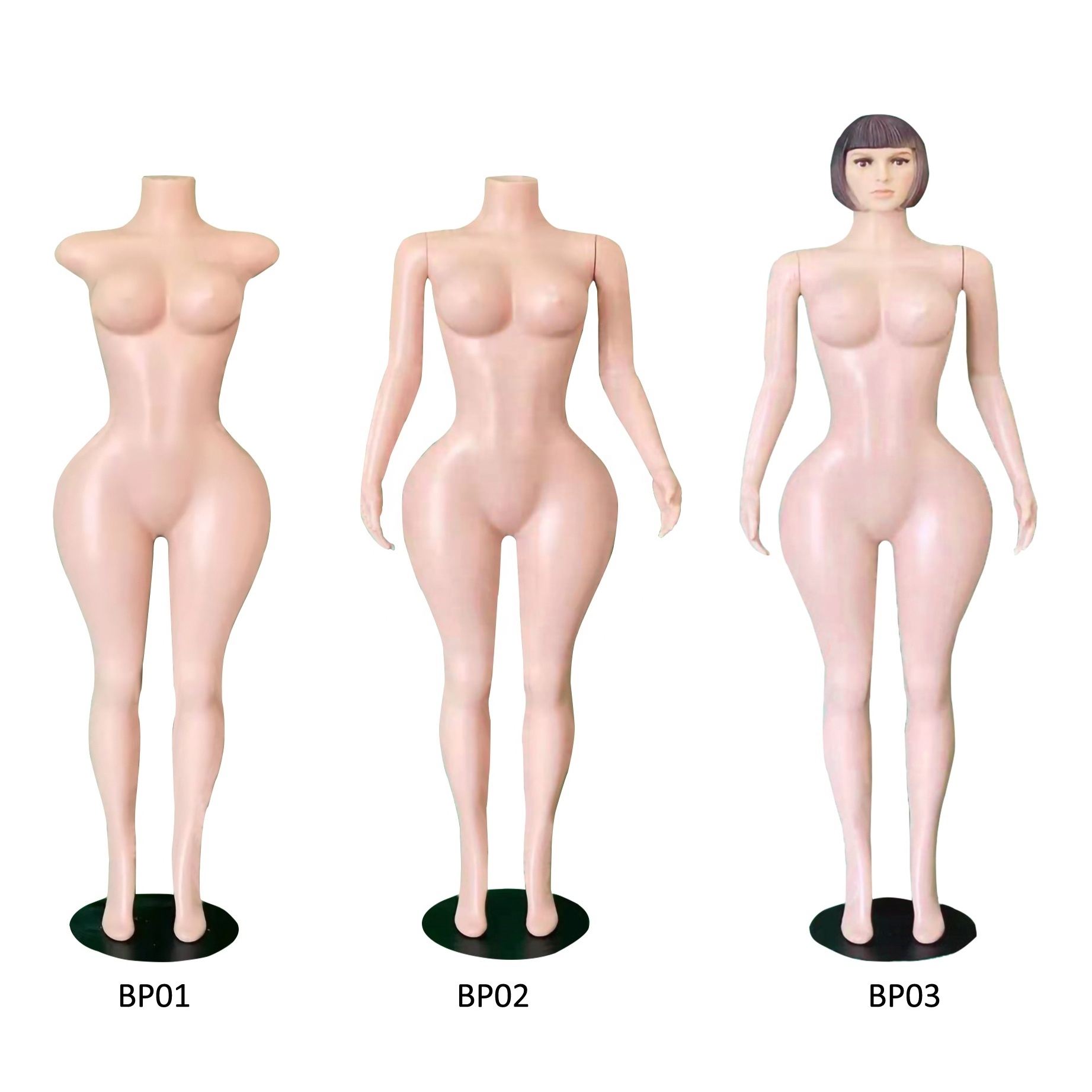 curvy female full body BBL mannequin sexy girl plus size big bust ass manikin swimsuit Bikini panties beachwear mannequin