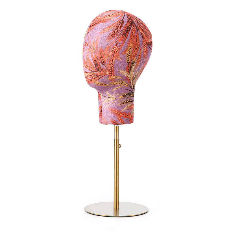 Hand made mannequin Head - Hat Display stand - fiberglass mannequin Head - wrapped clothing mannequin