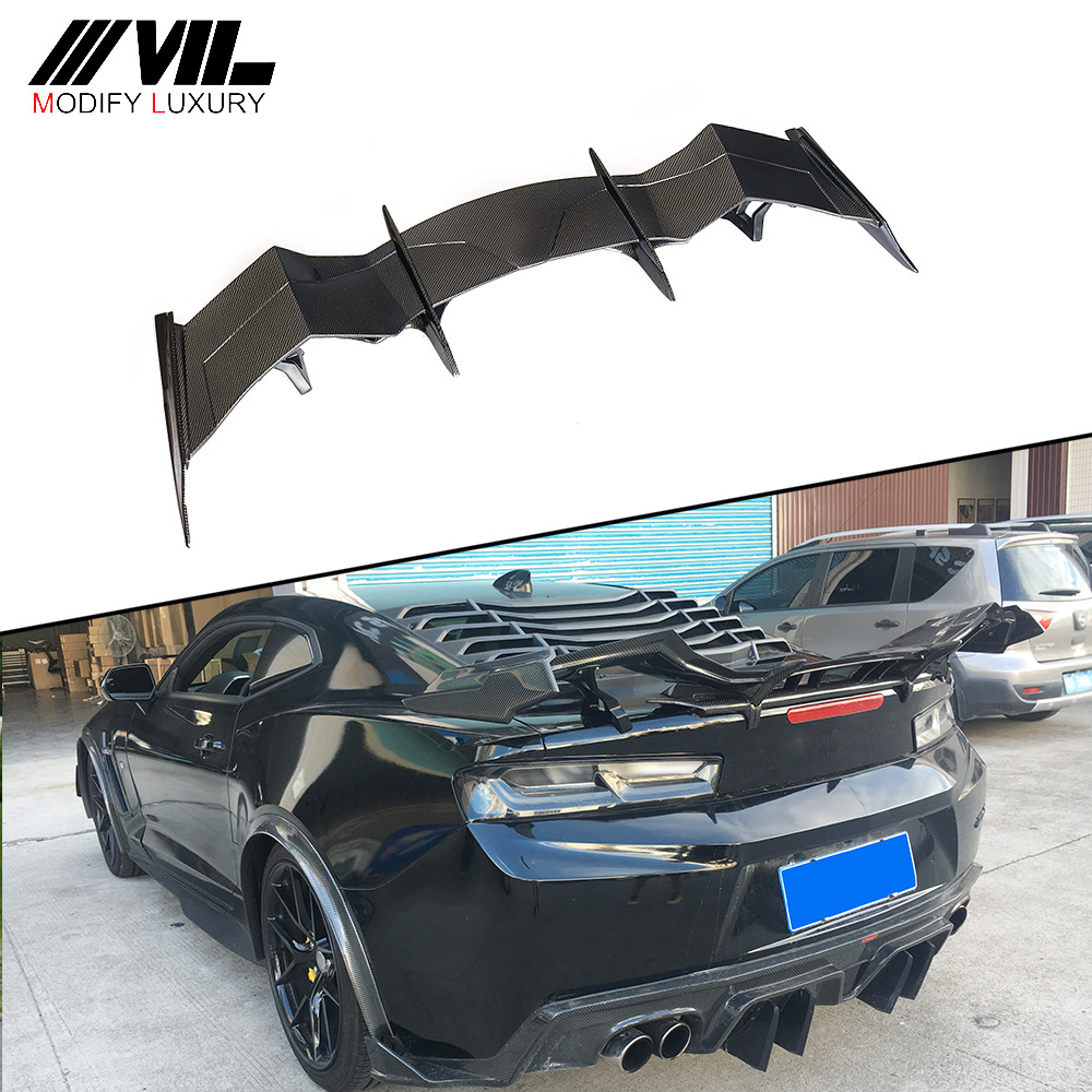 Carbon Fiber Hardtop Car with Vulture Trunk Spoiler for Chevrolet Camaro 2016-2019