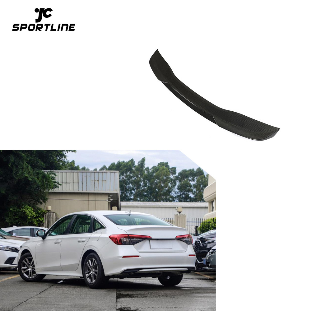 Wholesale New Fashion  Carbon Fiber  Rear Trunk Spoiler Wing  for Honda CIVIC 11th 2022 2023 Accessories