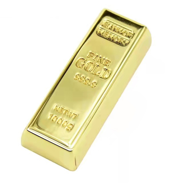 Gold Metal Bar 1GB 2GB 4GB 8GB 16GB USB 2.0 Flash Drive  32GB 64GB USB 3.0 8tb usb flash drive 128gb U Disk for wedding gift