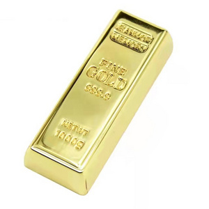 Gold Metal Bar 1GB 2GB 4GB 8GB 16GB USB 2.0 Flash Drive  32GB 64GB USB 3.0 8tb usb flash drive 128gb U Disk for wedding gift