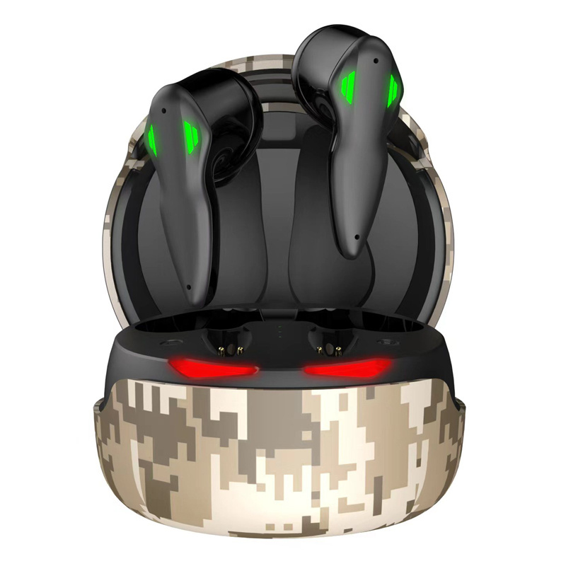 Factory wholesale Computer gaming accessoriestws earbuds H03 True Wireless Stereo Camouflage helmet earphones & headsets