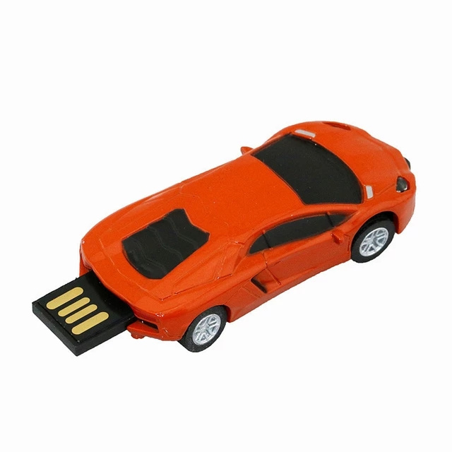 Pen Drive Mini Sports Car 2GB/16GB/64GB Bulk Metal Roadster Car Usb Flash Drive Memory Stick Storage Pendrive Boy Promotion Gift