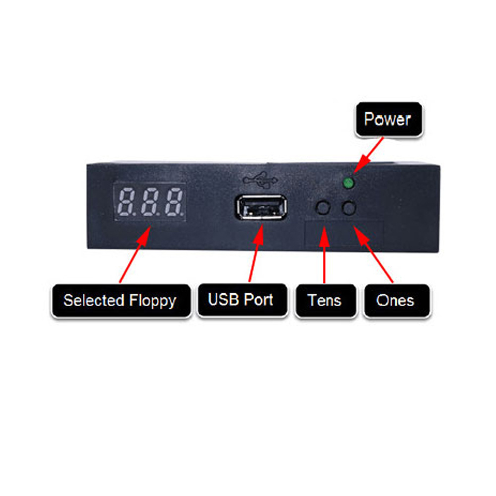 FDD to USB emulator Floppy Converter for Knitting/Weaving/Embroidery/CNC Machines/Musical Keyboards