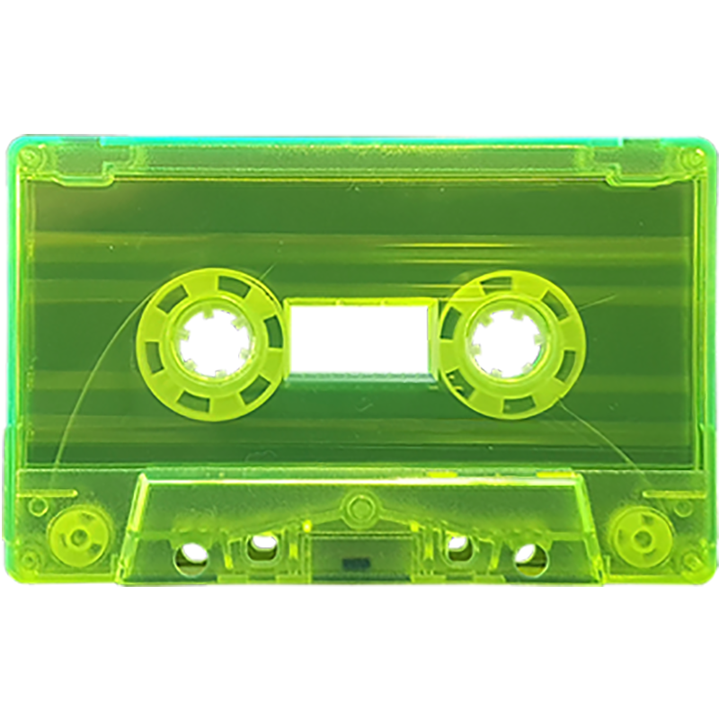 Blank Cassette Tape audio cassette Colored and Transparent