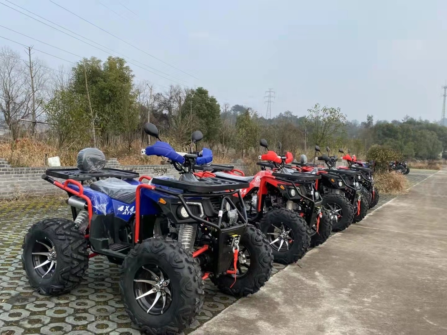 Manufacture Latest Design All Terrain Vehicle 350CC ATV 4*4 Quad Bike Four Wheeler