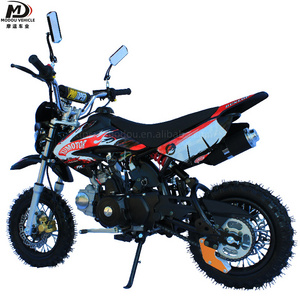 Two wheel dirt bike 125cc four stroke electric start adult children mini mountain racing motorcycle