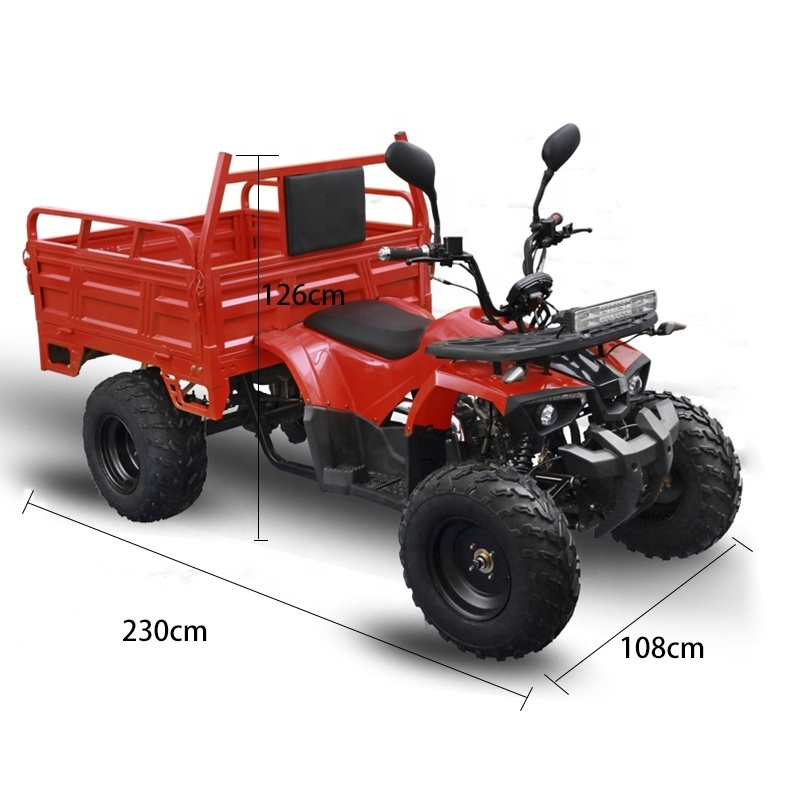 2023 Hot Selling Strong Power Gas/Diesel 4 Wheel Motorcycle Farm Atv For Sale