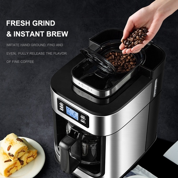 Professional Coffee Maker Coffee Machine Smart Coffee Maker For Home And Office With 4 Serving Sizes