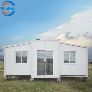 WinFair Luxury Expandable Tiny Homes Prefabricated 20Ft Room Container Homes 40Ft Luxury Extendable 2 3 Bedroom Prefab House