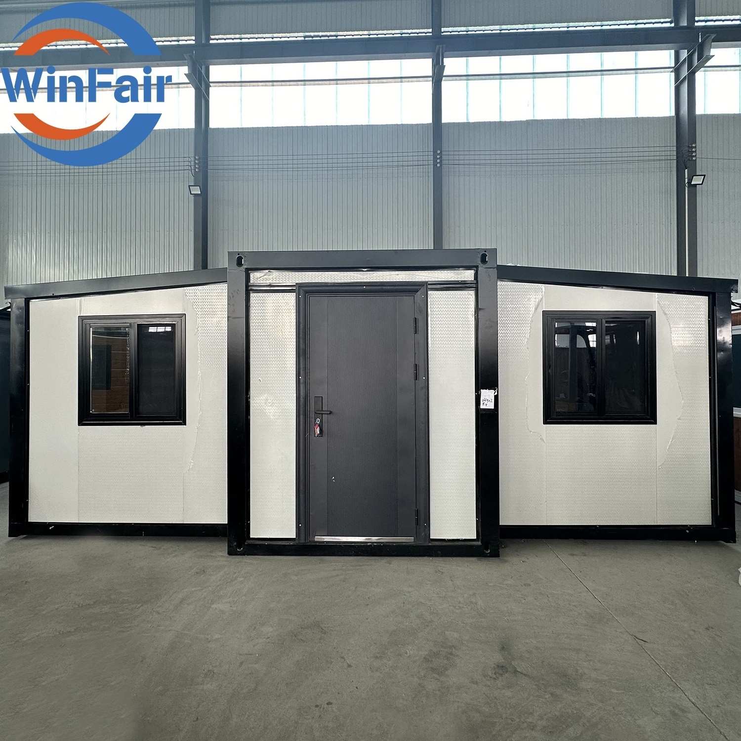 WinFair Portable Tiny Homes 2 Bedroom Prefabricated 20Ft Mobile Expandable Prefab House With Restroom Container House