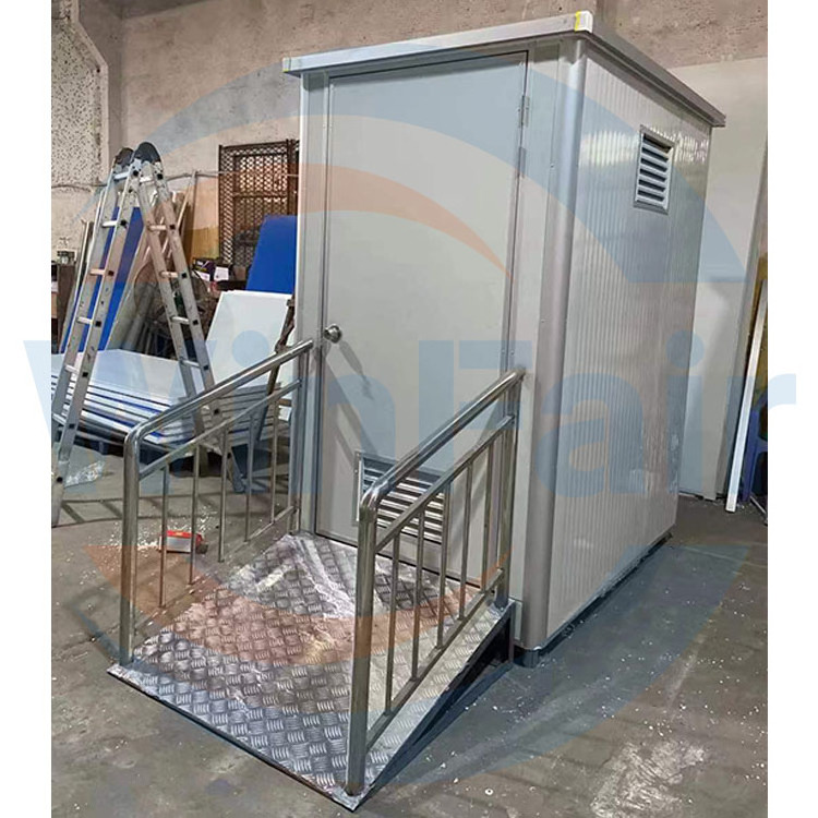 WinFair Support Adults Elderly Detachable Prefabricated Disabled Handicap Portable Outdoor Prefab Mobile Disable Toilet