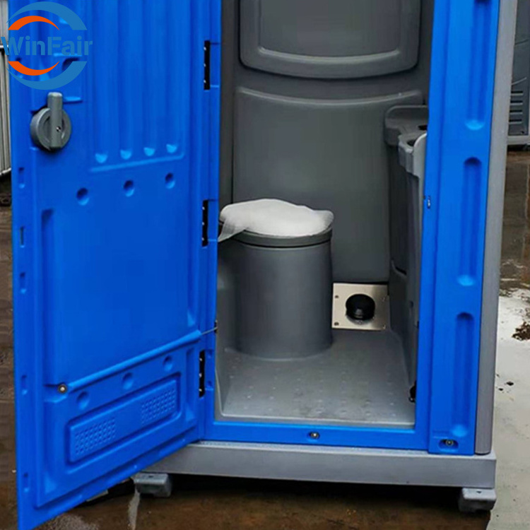 WinFair Luxury Mobiele Bathroom With Shower Construction Site Cabin Vip Site Rental hdpe Portable Outhouse Mobile Plastic Toilet