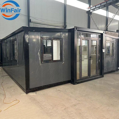 WinFair Luxury Prefabricated Homes 2 3 Bedroom Steel Structure Made 20ft Expandable Prefab Container House