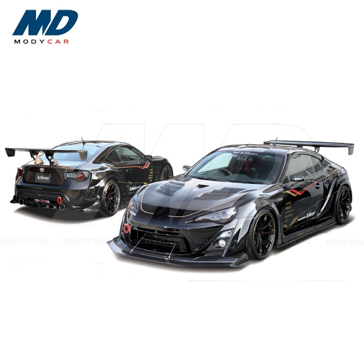 Vrs Wide Style Half Carbon Fiber Body kits For 2012-2015 Toyo Gt86 Ft86 Subaru Brz