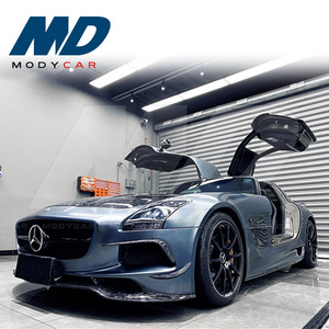 Black Series Style Half Forged Carbon Fiber Body Kit For 2011-2014 Mercedes Benz Sls-Class R197 AMG