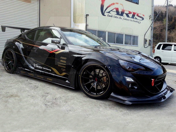 Vrs Wide Style Half Carbon Fiber Body kits For 2012-2015 Toyo Gt86 Ft86 Subaru Brz