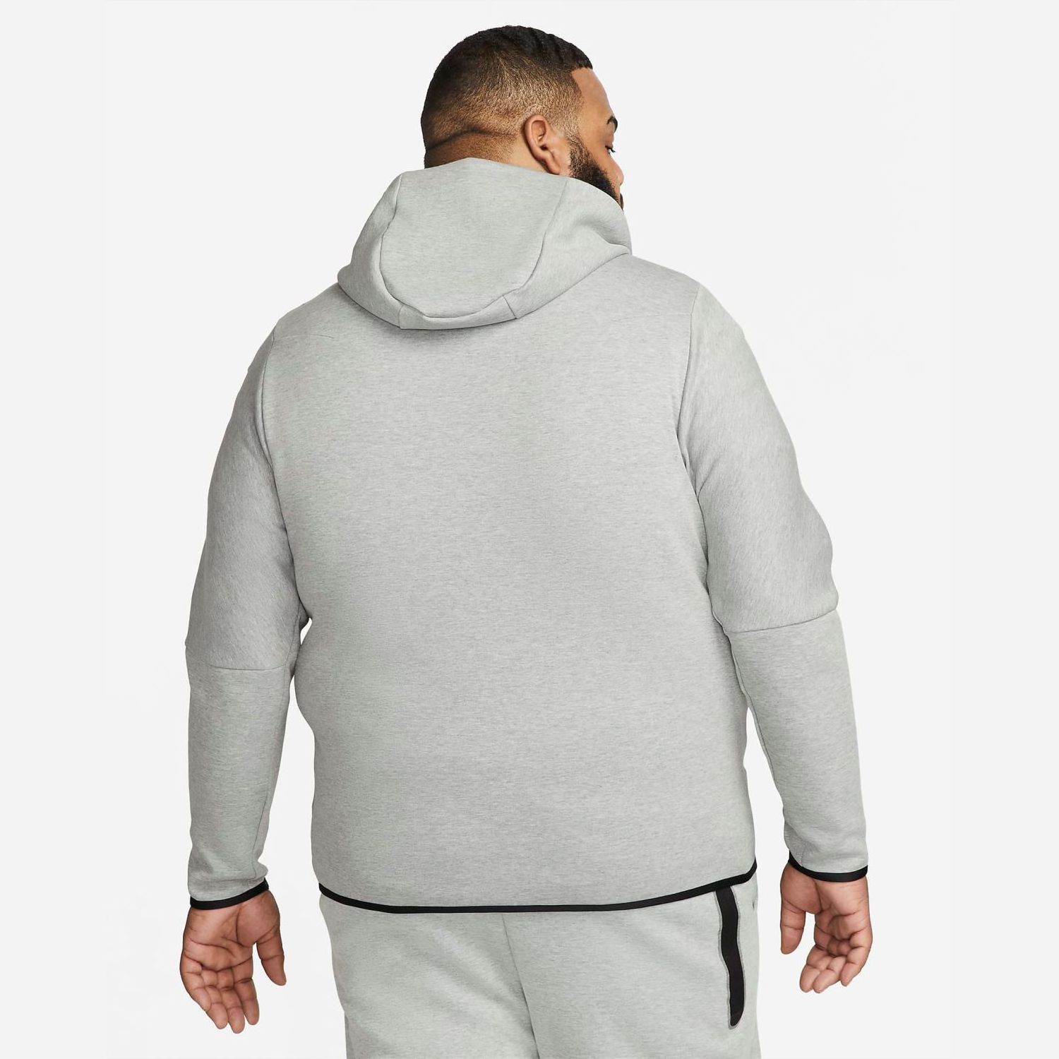 Custom Brand Logo Design 66% Cotton 34% Polyester Light Grey Warmth Standard Fit Sportswear Tech Fleece Tracksuit