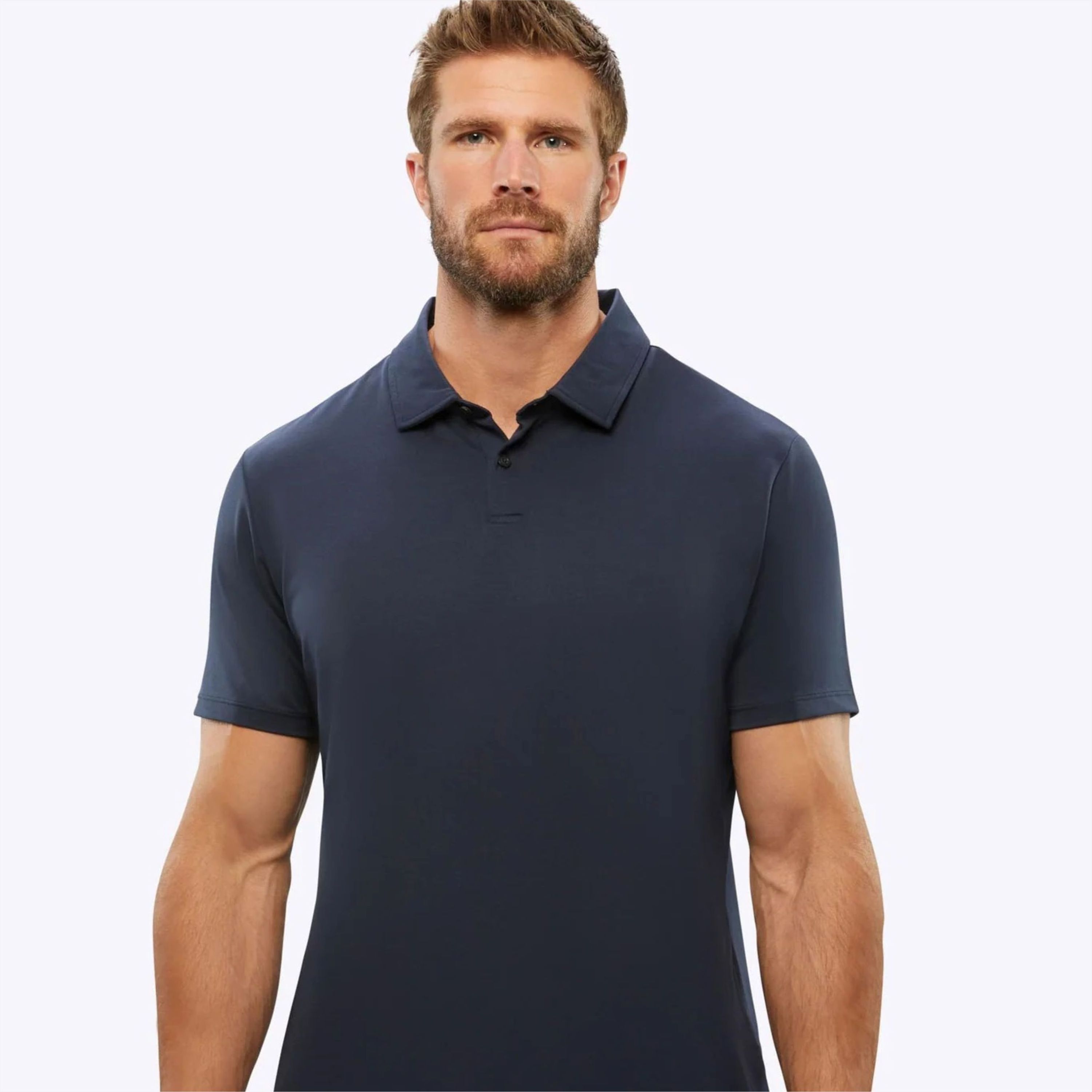 Classic Style Curved Hem Polo Shirt for Men - Lightweight, Quick-Dry Fabric, Ideal for Golf and Tennis, Available in Plus Sizes