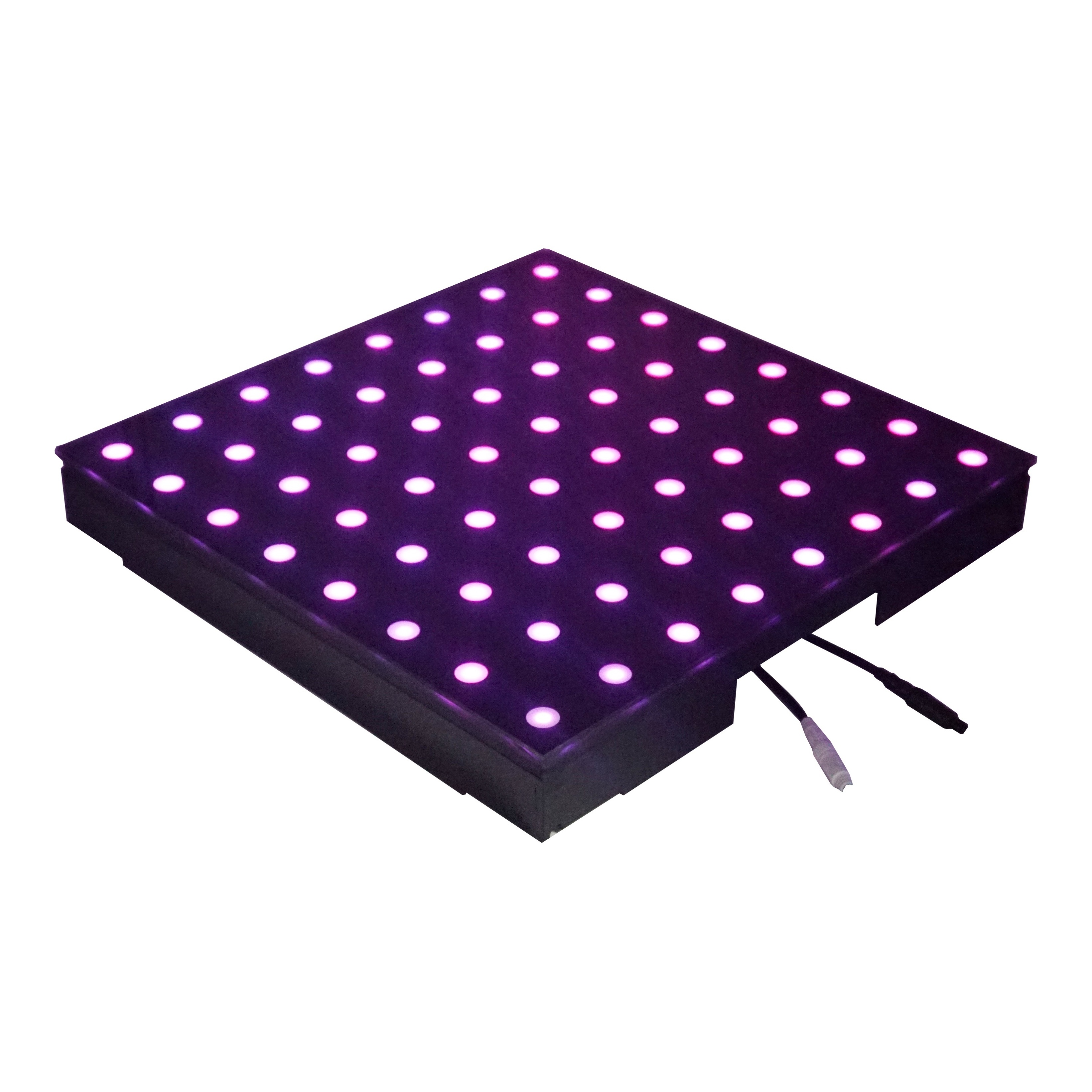 New design disco lighted up wedding seamless led star video dance floor tiles mat with ipad control for sale