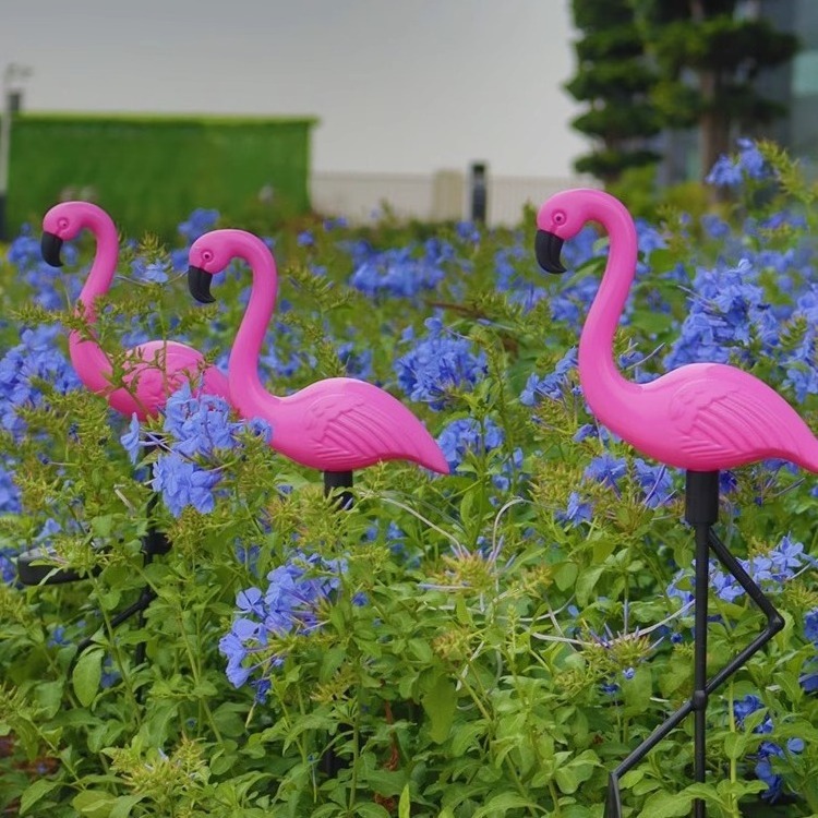 Flamingo LED Stake Light Garden Decorative 3 in 1 Solar Powered Outdoor Stake Pink Lights