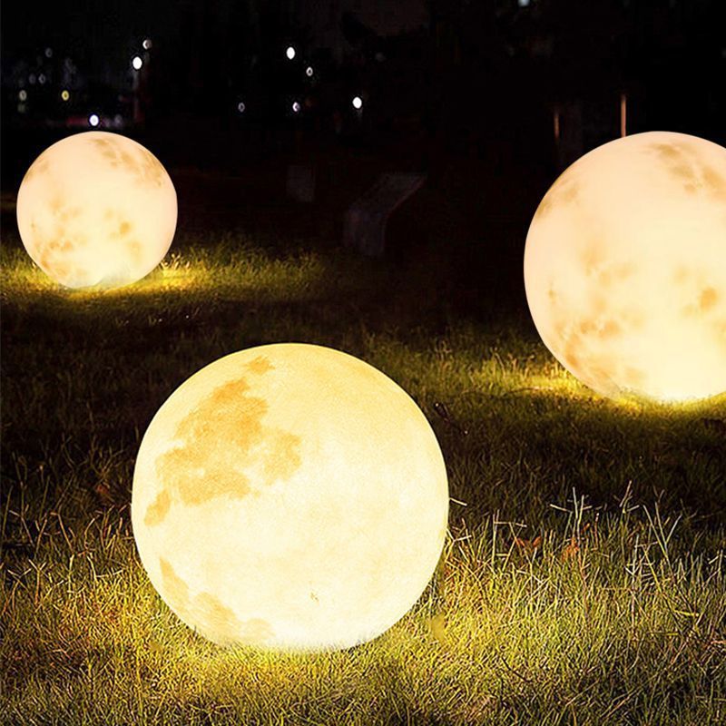 Outdoor IP65 Waterproof Landscape Lanterns Lighting Walkway Courtyard Lamps LED Moon Lights