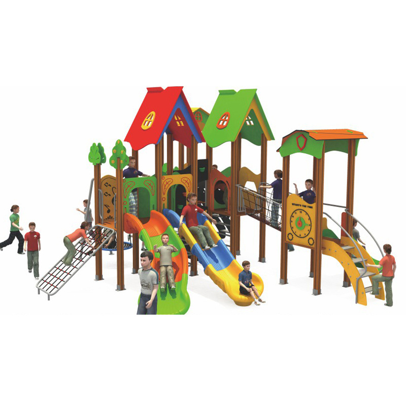 Moetry malaysia hot sale children's climbing frame wooden outdoor climbing wall with stainless steel slide