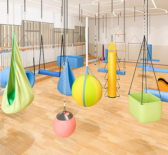 Moetry Trending Kids Sensory Hanging Swing Set Sensory Room Swinging Equipment for Kids Hospital Therapy Center Children Gym