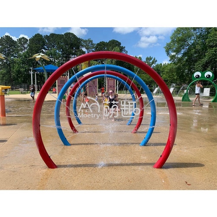 Moetry Water Playground Equipment Children Water Game Fountain Spray for Kids Resort Water Park