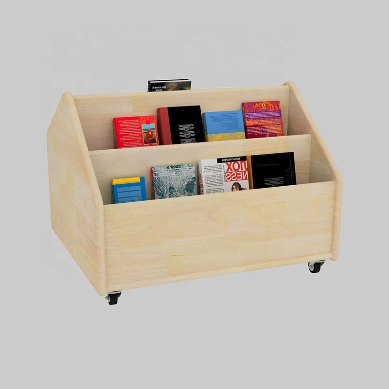 Moetry Awesome Reading Bench with Storage Kids Library Furniture for Preschool Reading Nook