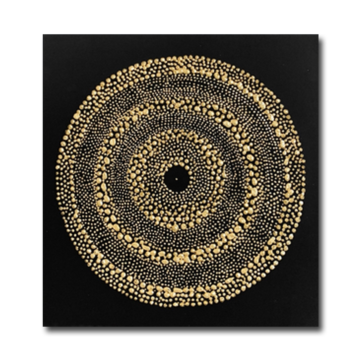 Top Selling Luxury Large Size Three Circles Ring-Shaped Gemstone  3d Wall Art Decor For Home Decor