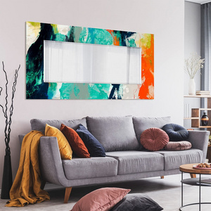 aesthetic mirrors stained acrylic mirror sheet Tempered Glass mirror living room wall decor modern wall luxury decoration