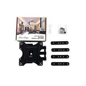 117B2-2 Factory Direct Selling Retractable TV Wall Mount Swivel TV Brackets With Single Articulating Arm