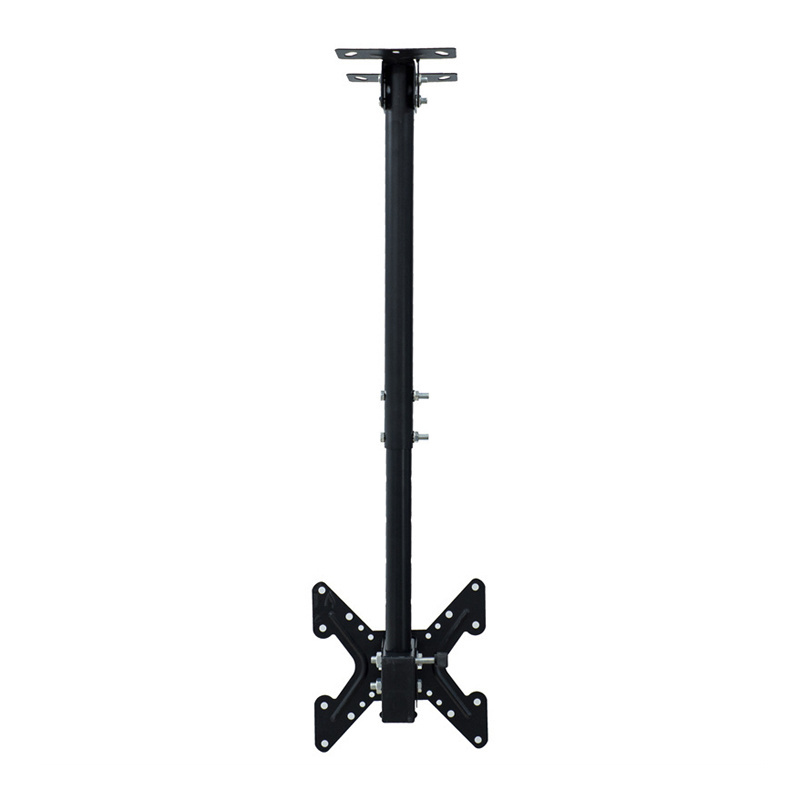 Adjustable Height Tilting Retractable Ceiling TV Bracket Rotation TV Ceiling Mount Wall Hanging