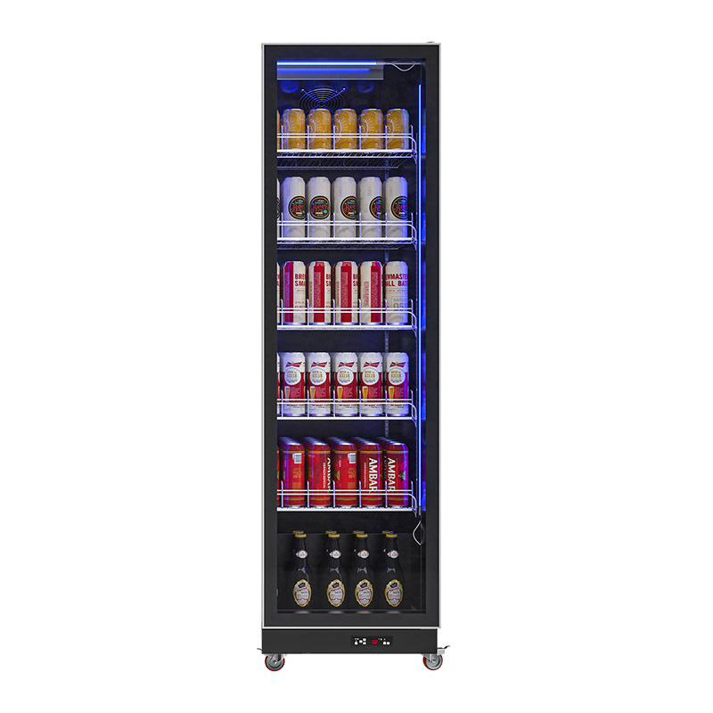 Single door red bull beverage fridge display refrigerators refrigeration equipment display cooler for store