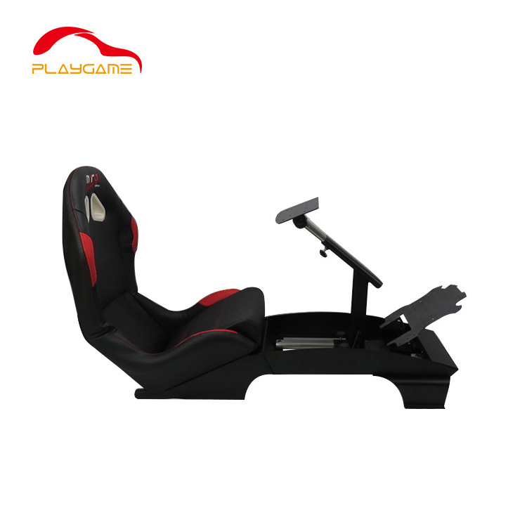 Hot Selling Gaming Accessories Steering Wheel Gear With Pedals Stand Simulator Cockpit Driving Racing Simulator